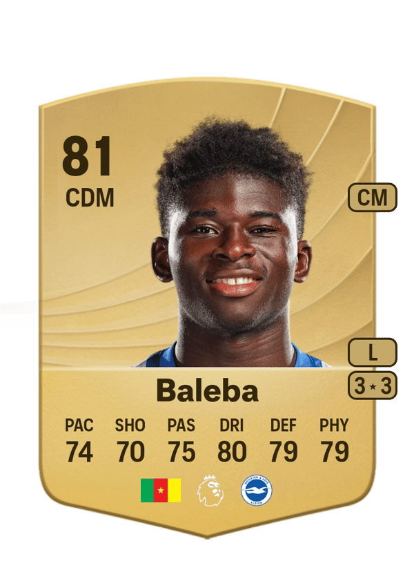 Carlos Baleba 81 EA FC