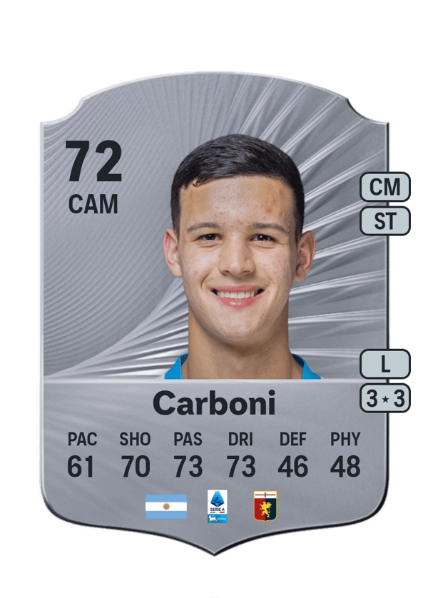Valentín Carboni 72 EA FC