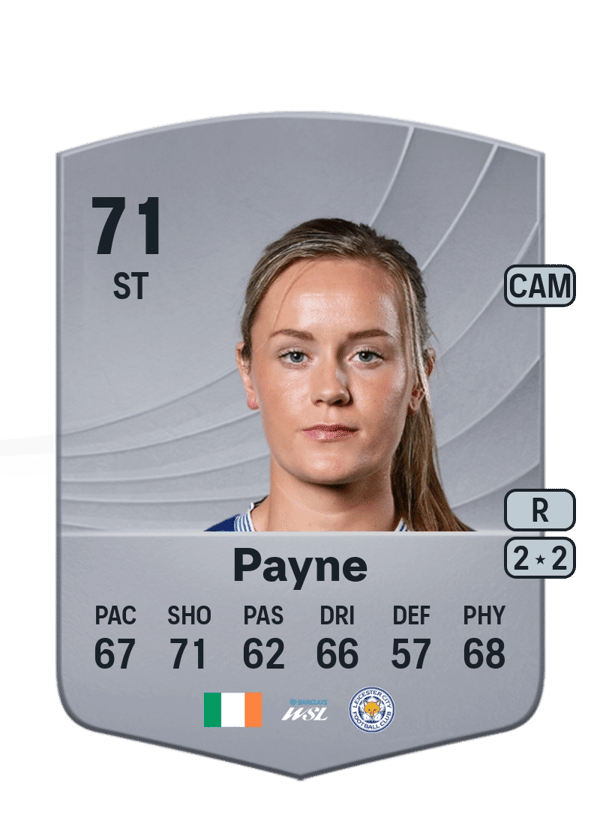 Heather Payne 71 EA FC
