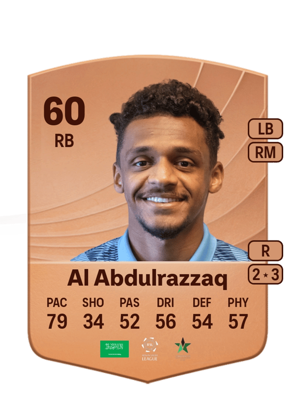 Fahad Al Abdulrazzaq 60 EA FC