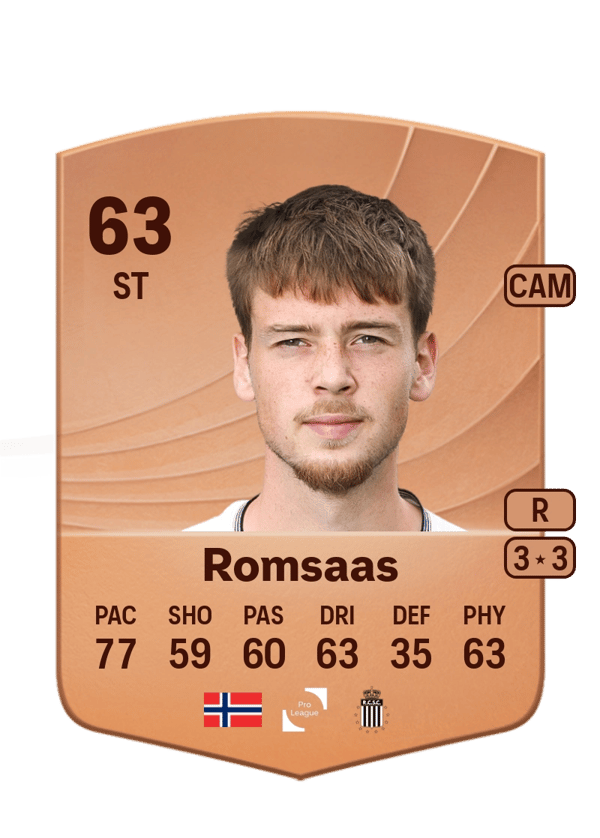 Jakob Napoleon Romsaas 63 EA FC