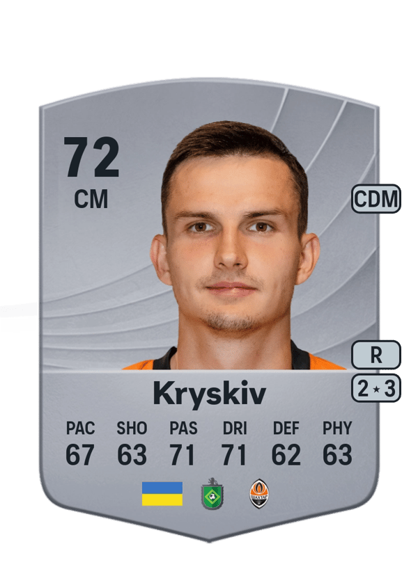 Dmytro Kryskiv 72 EA FC