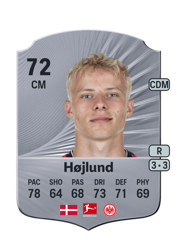 Oscar Højlund 72 EA FC