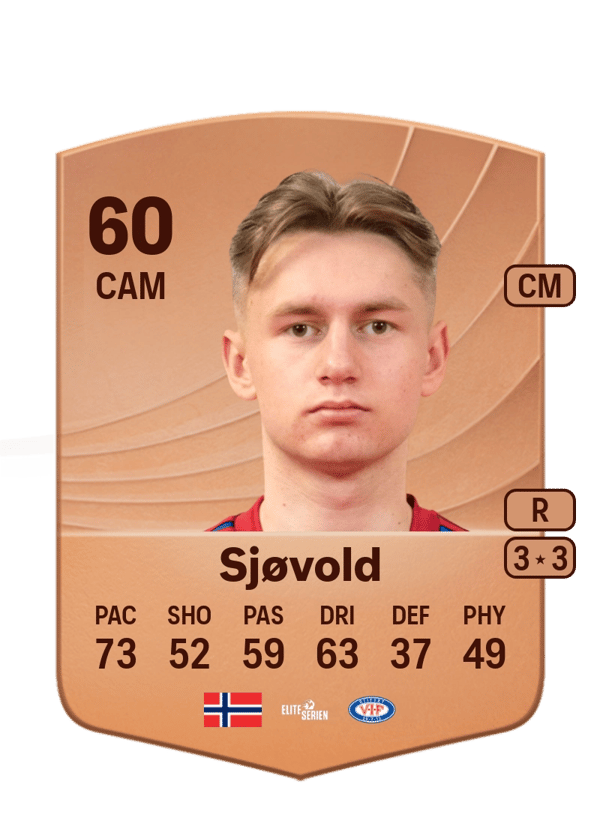 Stian Sjøvold 60 EA FC