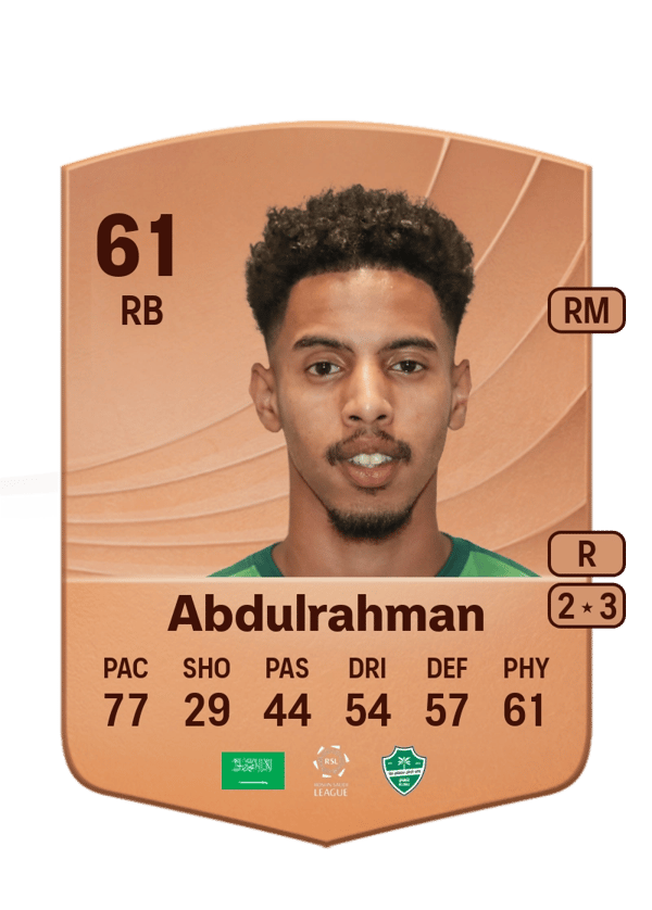 Mohammed Abdulrahman 61 EA FC