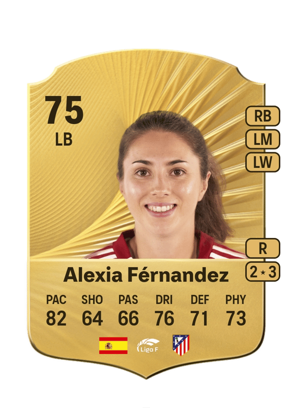 Alexia Férnandez 75 EA FC