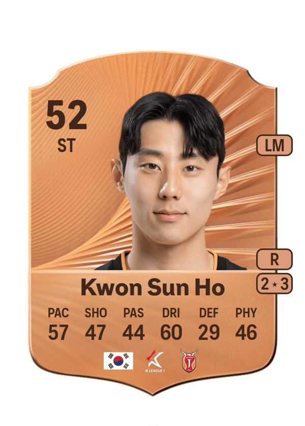 Kwon Sun Ho 52 EA FC