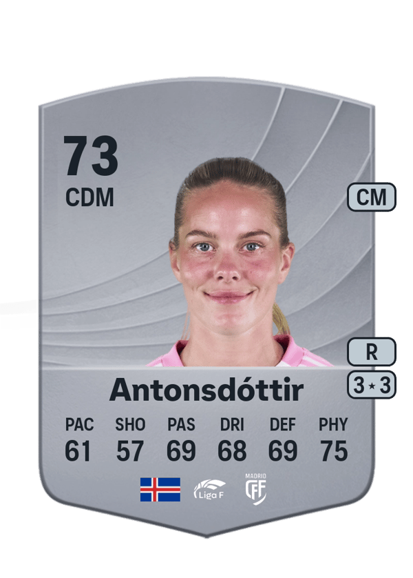 Hildur Antonsdóttir 73 EA FC