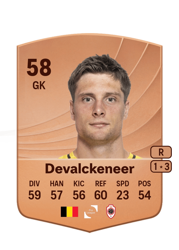 Niels Devalckeneer 58 EA FC