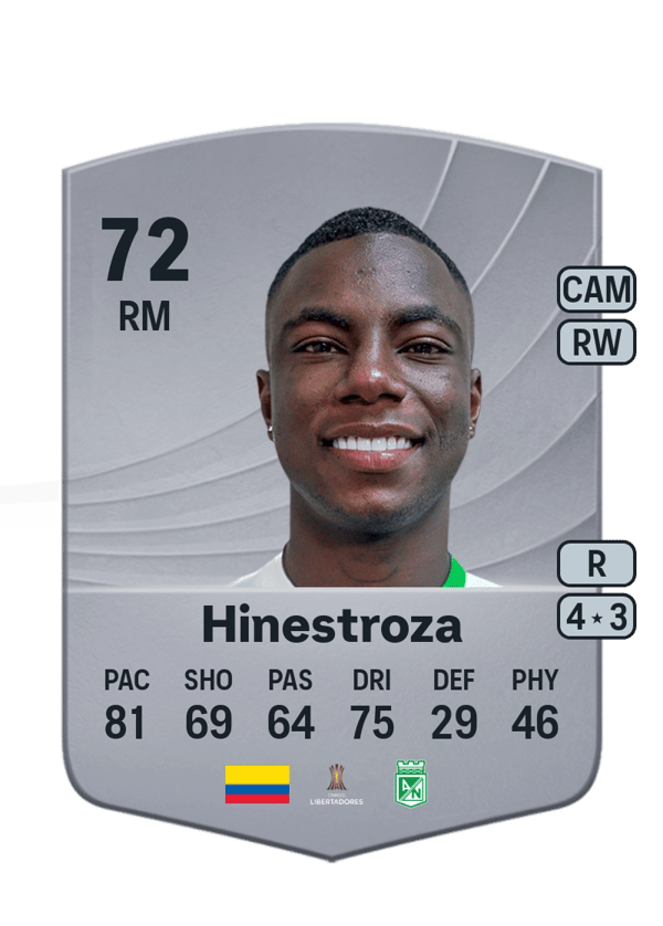 Marino Hinestroza 72 EA FC