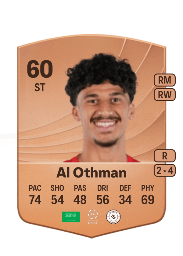 Abdulaziz Al Othman 60 EA FC