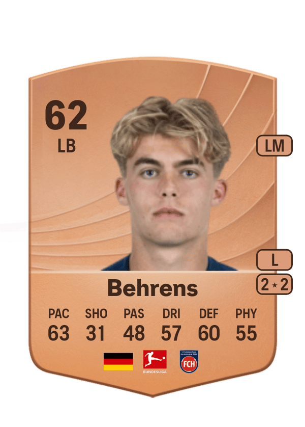 Hennes Behrens 62 EA FC