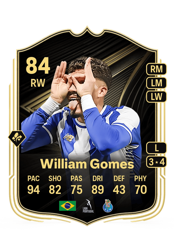 William Gomes 84 EA FC