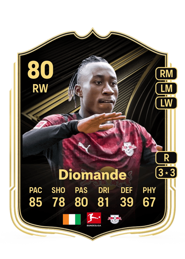 Yan Diomande 80 EA FC