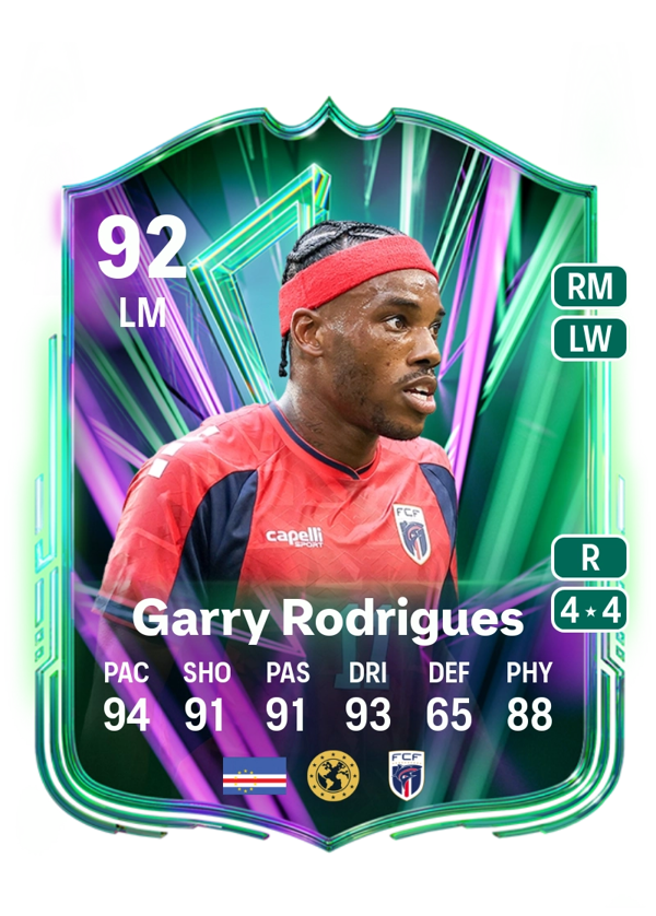 Garry Rodrigues 92 EA FC