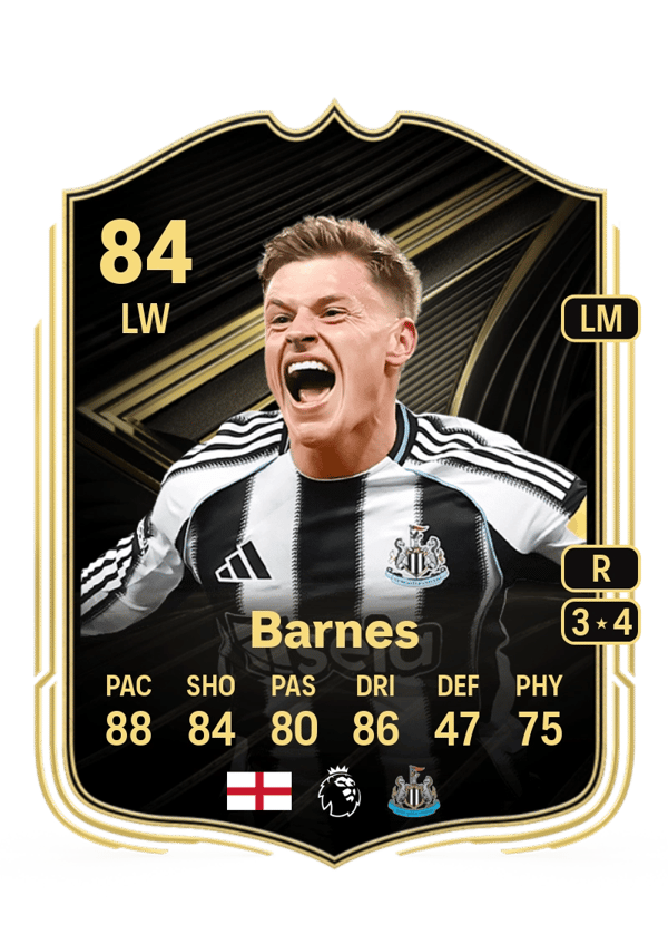 Harvey Barnes 84 EA FC