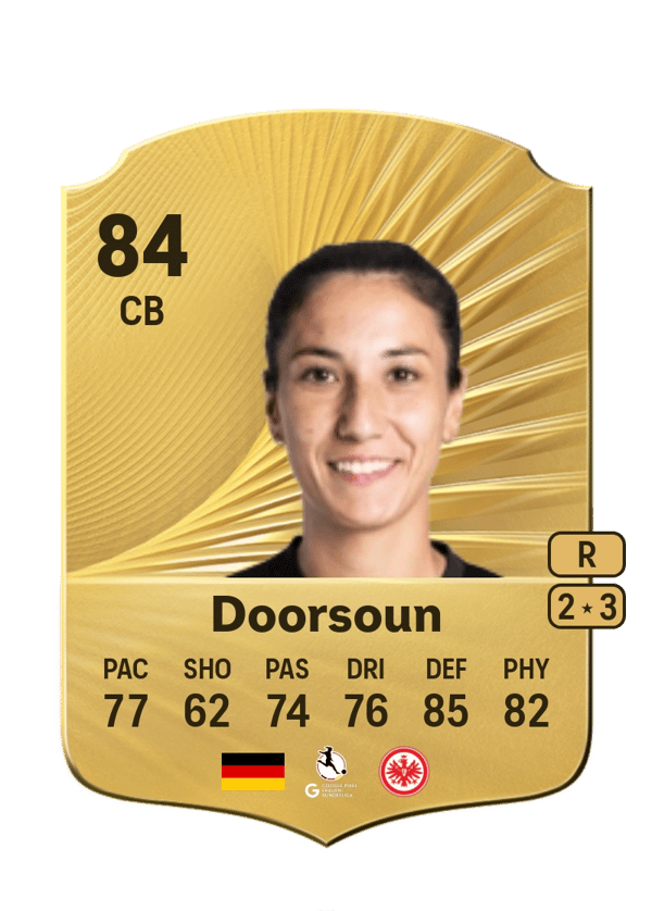 Sara Doorsoun 84 EA FC