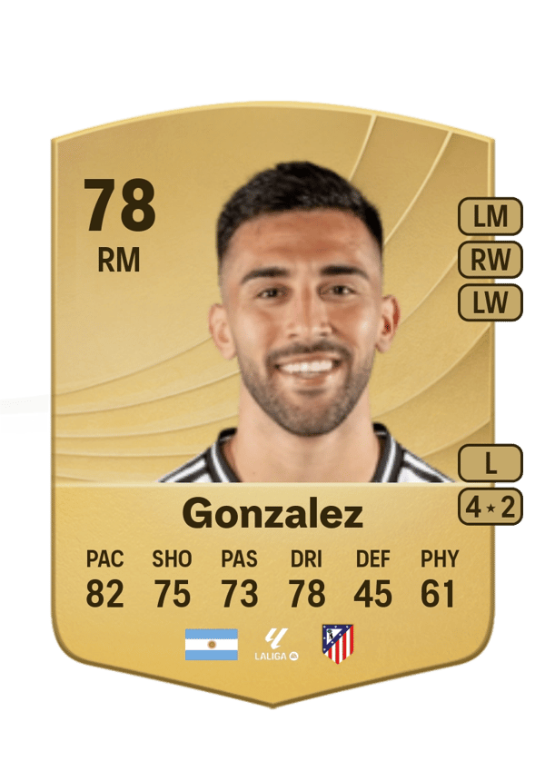 Nico Gonzalez 78 EA FC