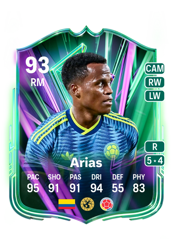 Jhon Arias 93 EA FC