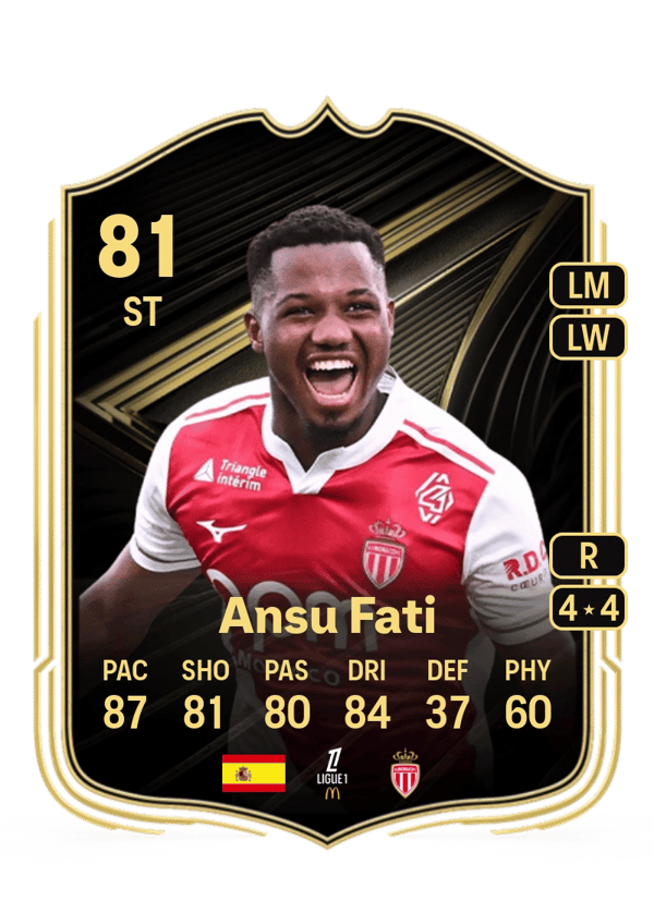 Ansu Fati 81 EA FC