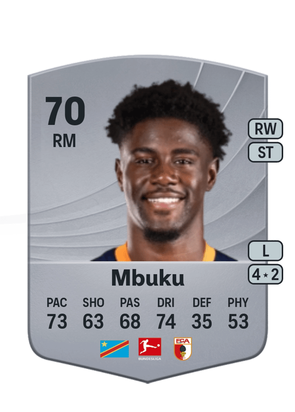 Nathanaël Mbuku 70 EA FC