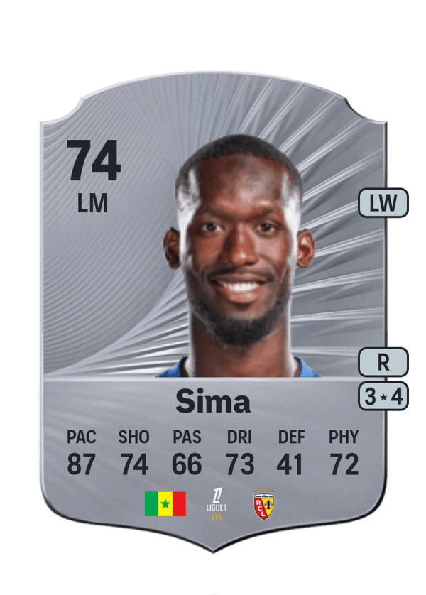 Abdallah Sima 74 EA FC