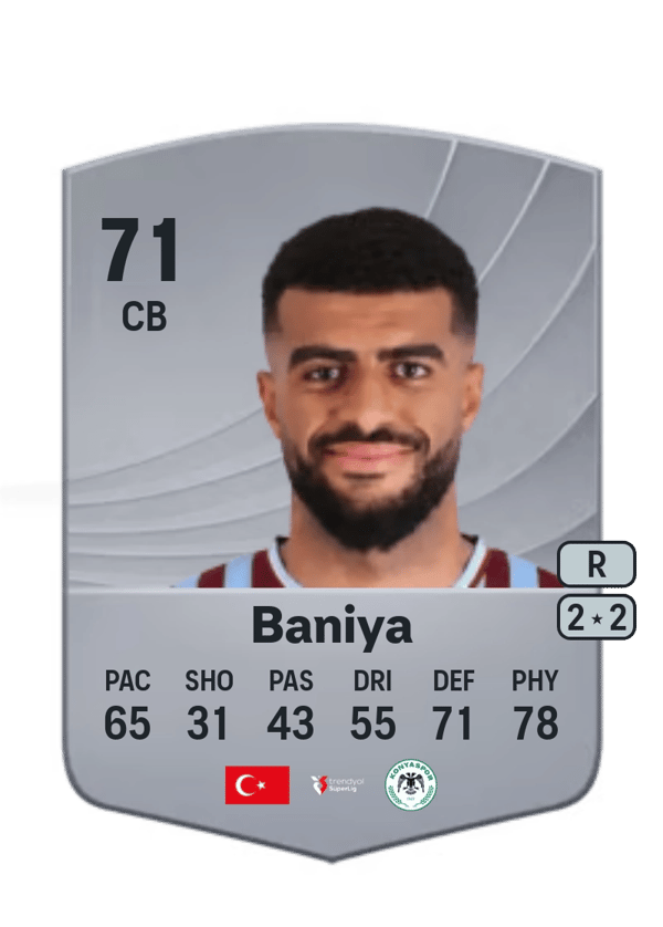 Rayyan Baniya 71 EA FC