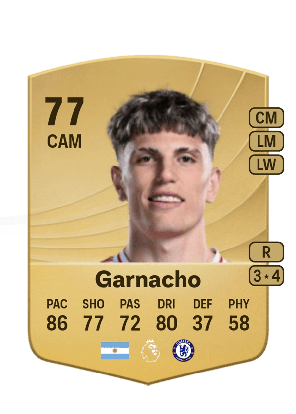 Alejandro Garnacho 77 EA FC