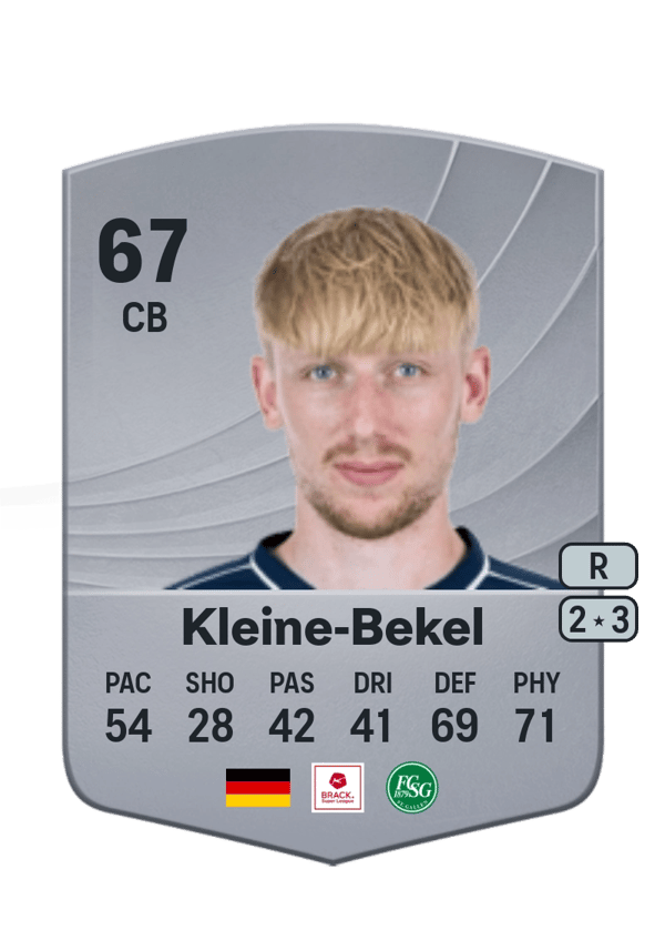 Colin Kleine-Bekel 67 EA FC
