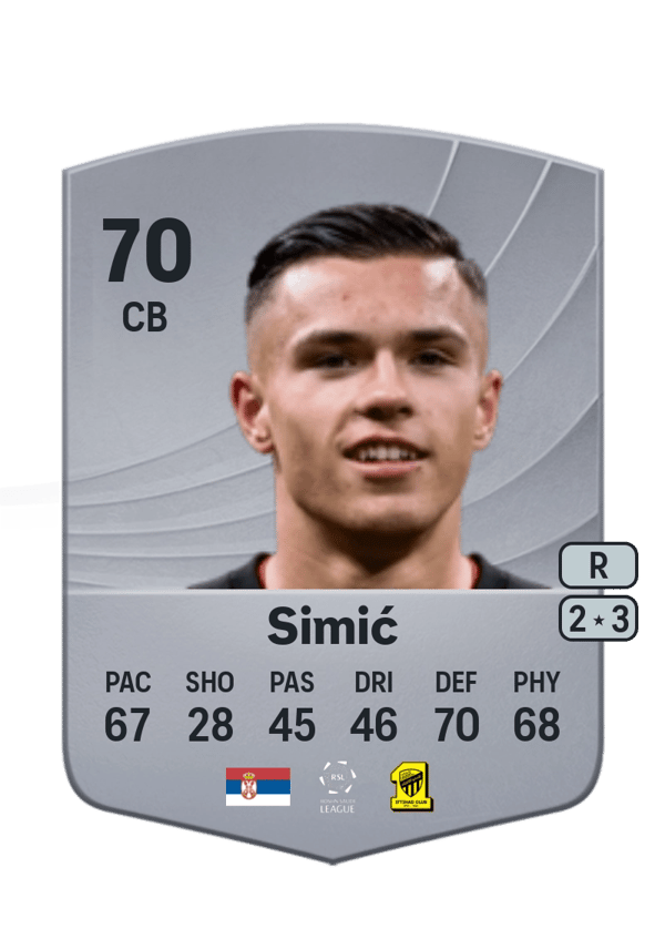 Jan-Carlo Simić 70 EA FC