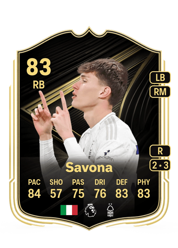 Nicolò Savona 83 EA FC