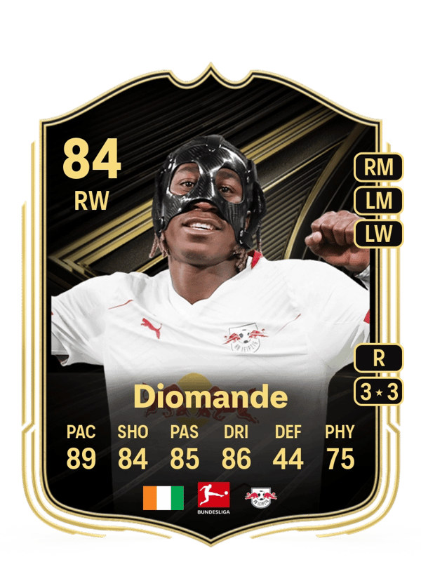 Yan Diomande 84 EA FC