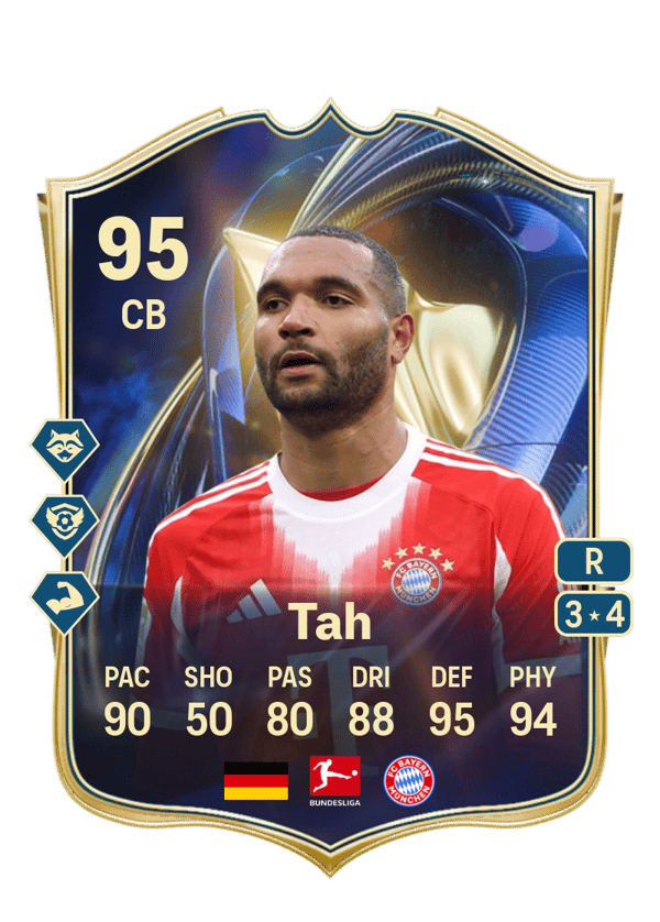 Jonathan Tah 95 EA FC