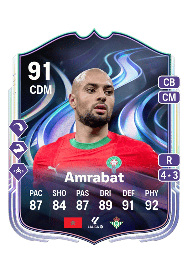 Sofyan Amrabat 91 EA FC