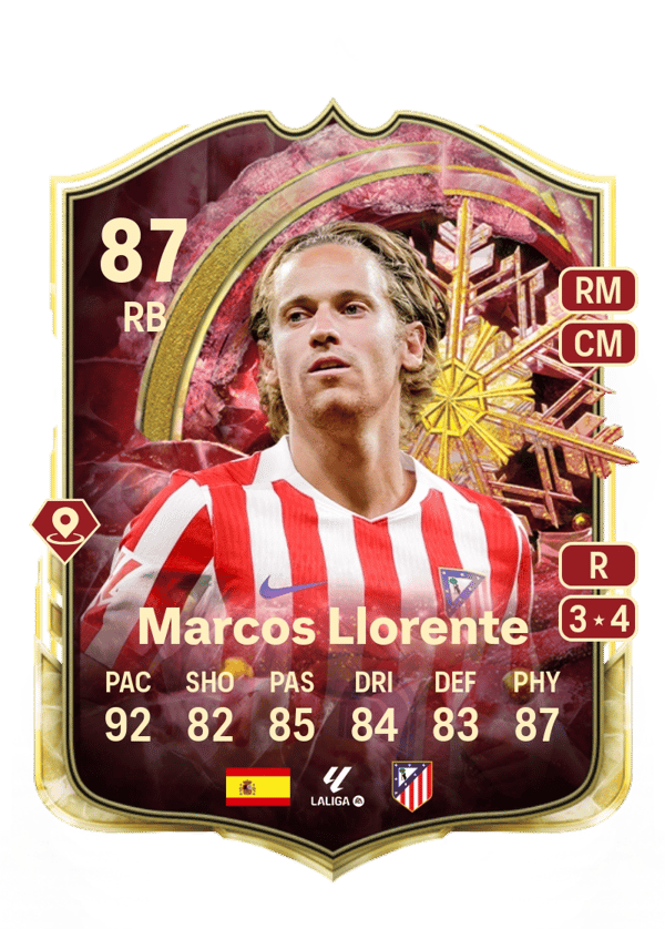 Marcos Llorente 87 EA FC