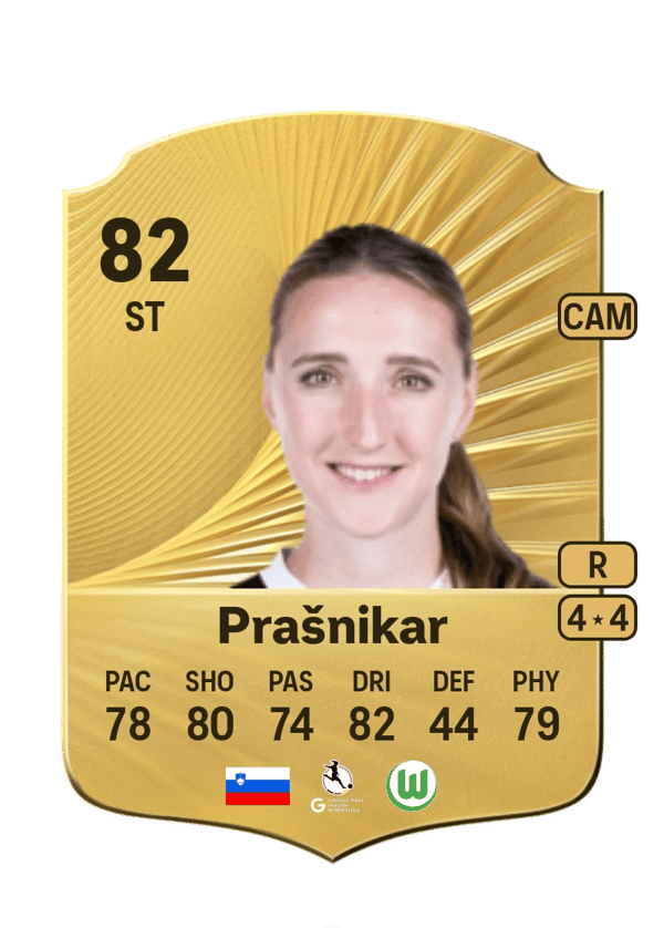Lara Prašnikar 82 EA FC