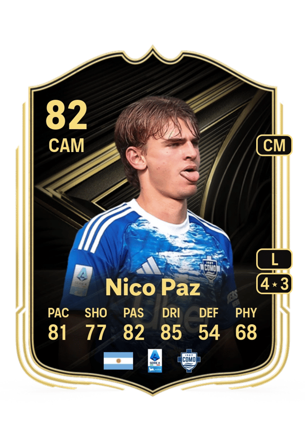 Nico Paz 82 EA FC
