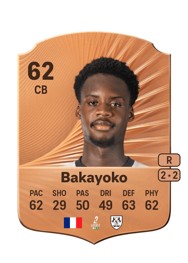 Siaka Bakayoko 62 EA FC