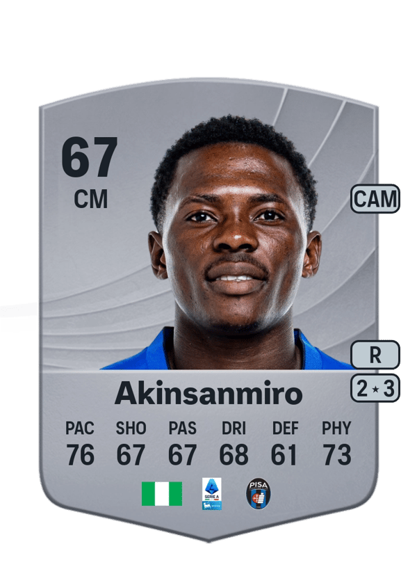 Ebenezer Akinsanmiro 67 EA FC