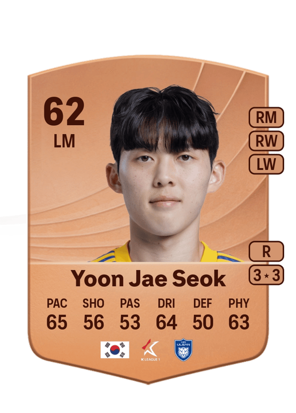 Yoon Jae Seok 62 EA FC