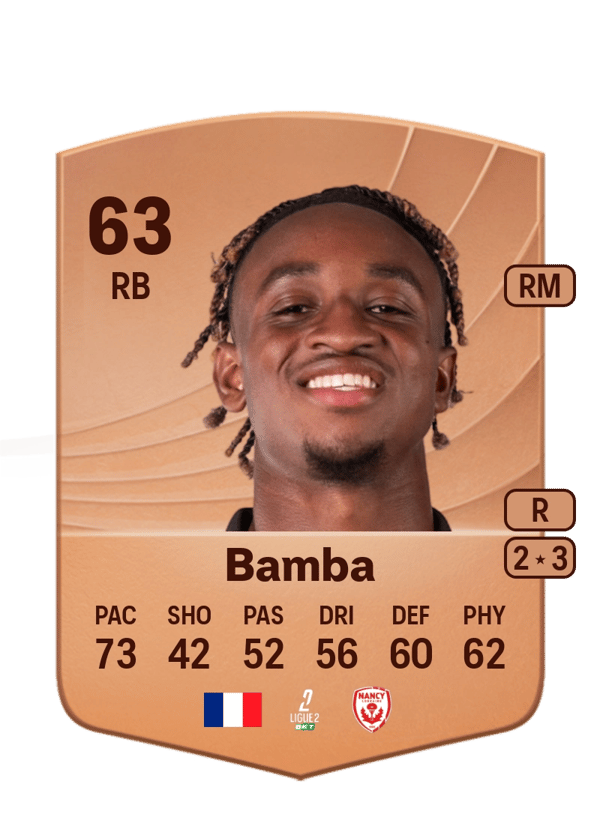 Rayan Bamba 63 EA FC