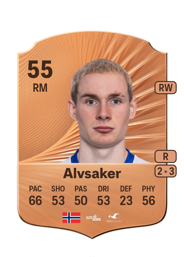 Martin Alvsaker 55 EA FC