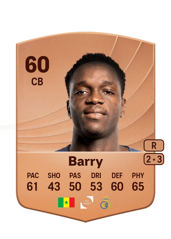 Mamadou Thierno Barry 60 EA FC