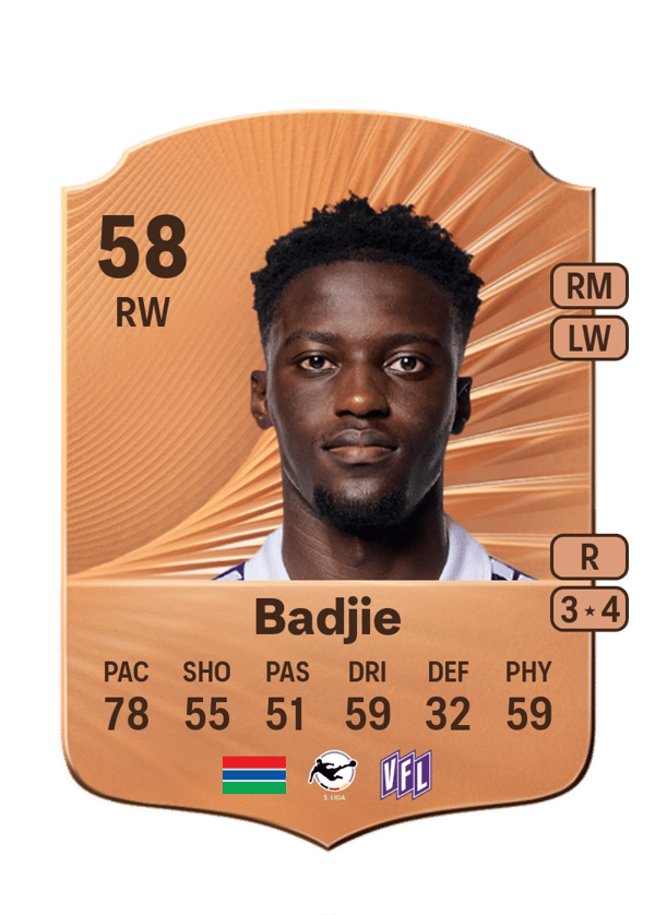 Ismail Badjie 58 EA FC