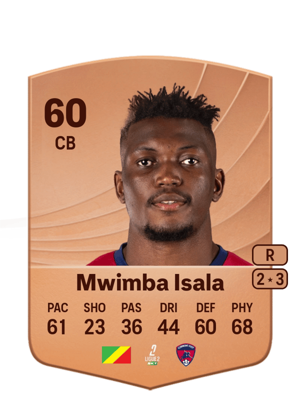 Josué Mwimba Isala 60 EA FC