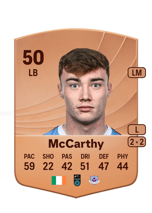 Seán McCarthy 50 EA FC