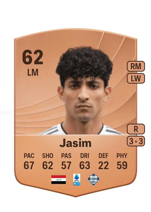 Ali Jasim 62 EA FC