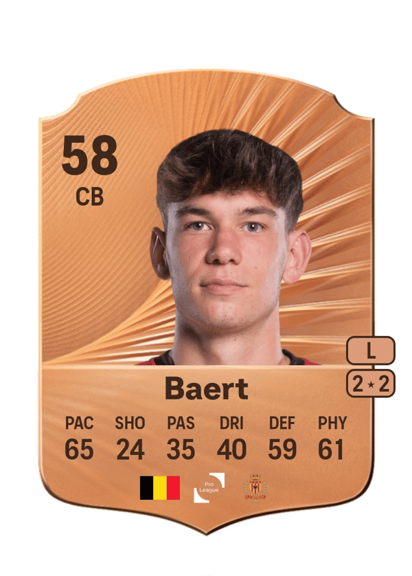 Lukas Baert 58 EA FC