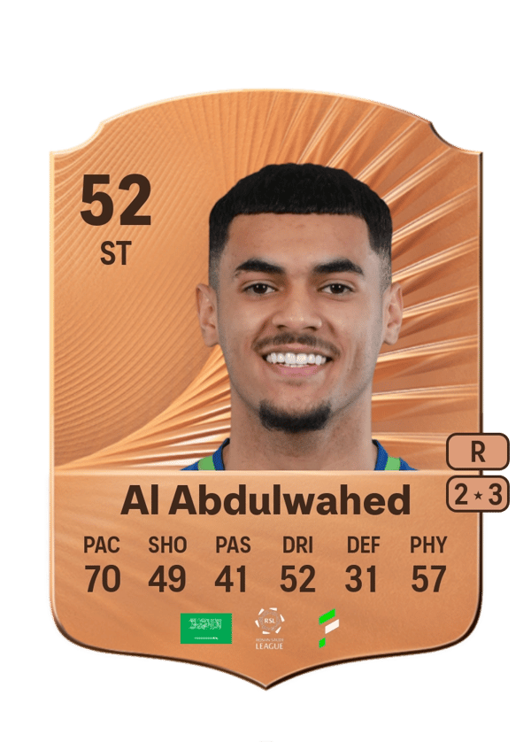 Faisal Al Abdulwahed 52 EA FC