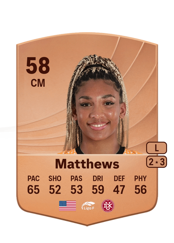 Zoe Matthews 58 EA FC